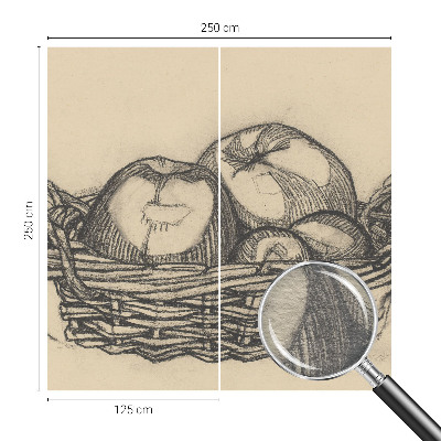 Modern fototapet Frugtkurv