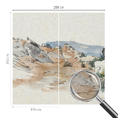 Fotovæg Klippelandskab