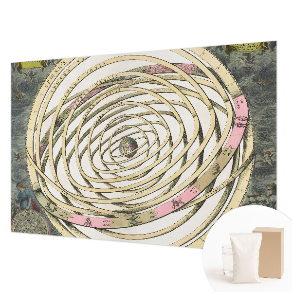 Non-woven fototapet med motiv af en kosmisk spiral