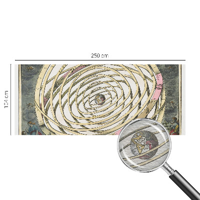 Non-woven fototapet med motiv af en kosmisk spiral