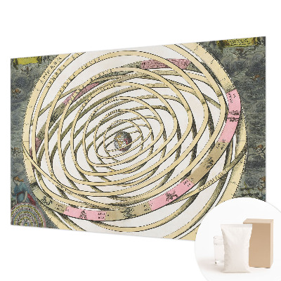 Non-woven fototapet med motiv af en kosmisk spiral