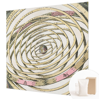 Non-woven fototapet med motiv af en kosmisk spiral