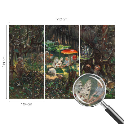 Vlies fototapet Eventyrskov