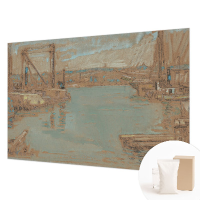 Tapet Udsigt over havnen