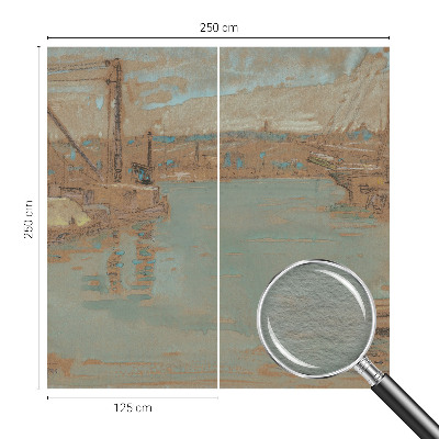 Tapet Udsigt over havnen