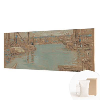 Tapet Udsigt over havnen