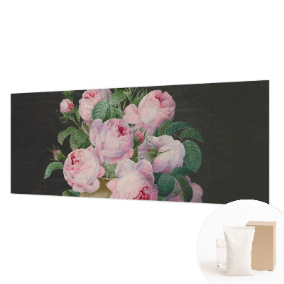 Fototapet soveværelse med blomsteragtigt design til soveværelset