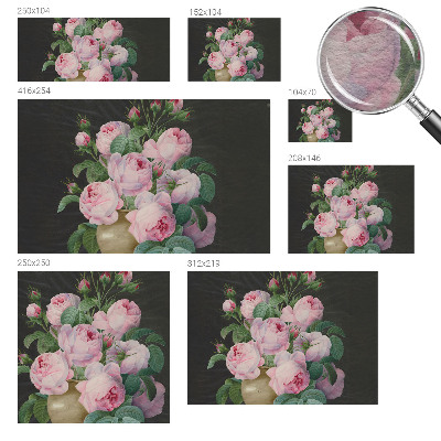 Fototapet soveværelse med blomsteragtigt design til soveværelset