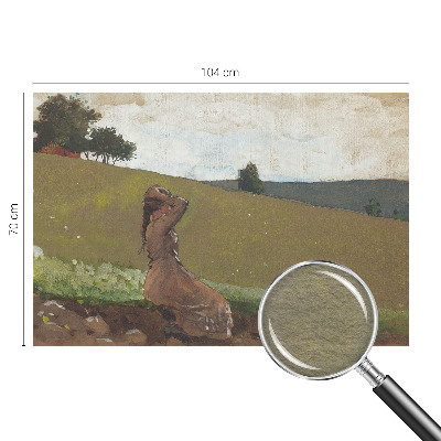 Fototapet børneværelse med en stille scene