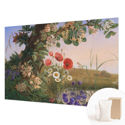 Fototapet på mål med blomsteridyl