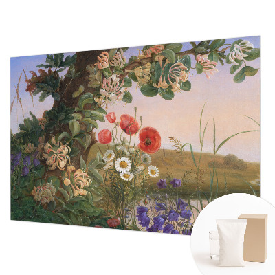Fototapet på mål med blomsteridyl