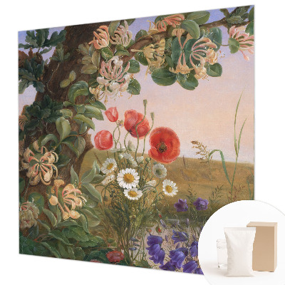 Fototapet på mål med blomsteridyl