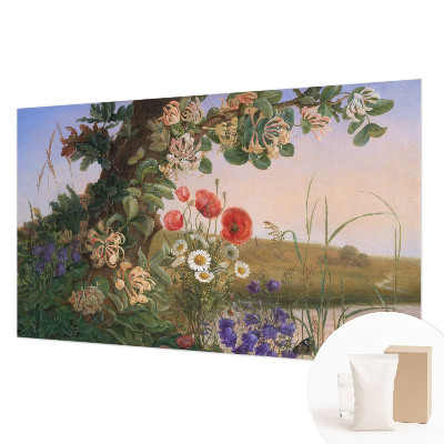 Fototapet på mål med blomsteridyl