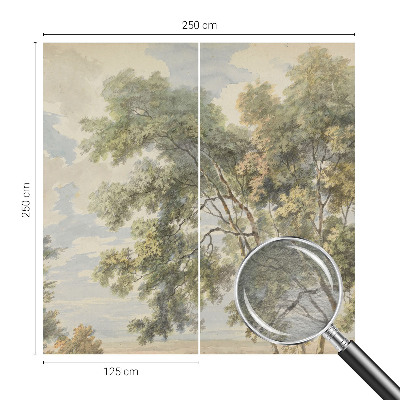 3D fototapet Romantisk natur