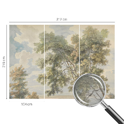 3D fototapet Romantisk natur