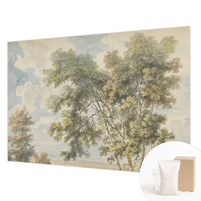 3D fototapet med romantisk naturmotiv