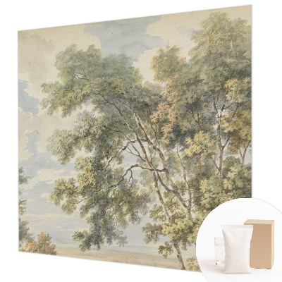 3D fototapet med romantisk naturmotiv
