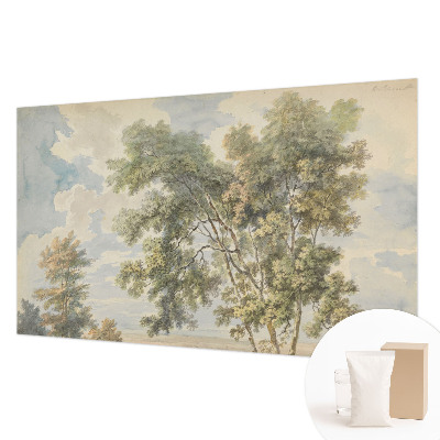 3D fototapet med romantisk naturmotiv
