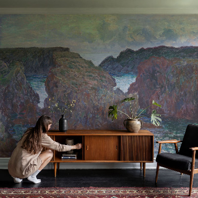 Modern fototapet Klippekyst