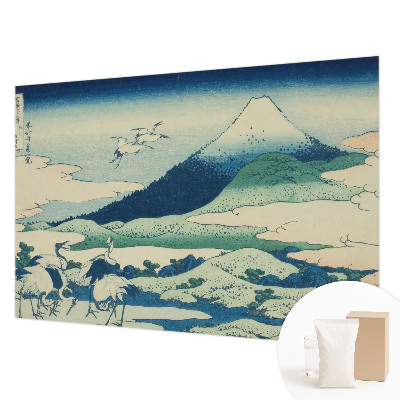 Vlies fototapet Kraner og bjerge