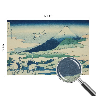 Vlies fototapet Kraner og bjerge