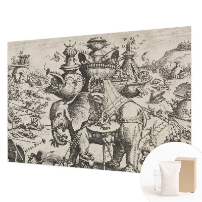 Non-woven fototapet En grotesk kamp