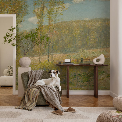 Tapet væg Skovlandskab