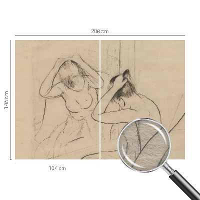 Tapet med et kunstnerisk og elegant motiv
