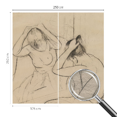 Tapet med et kunstnerisk og elegant motiv