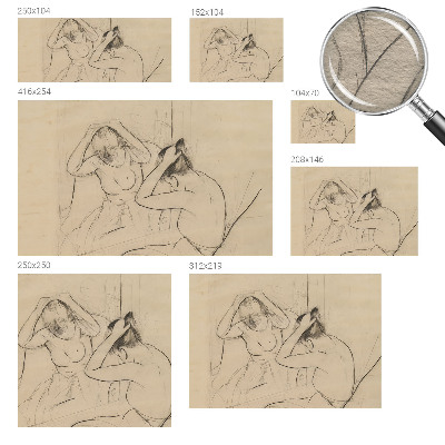 Tapet med et kunstnerisk og elegant motiv