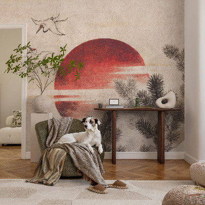 Fotovæg soveværelse Forest East