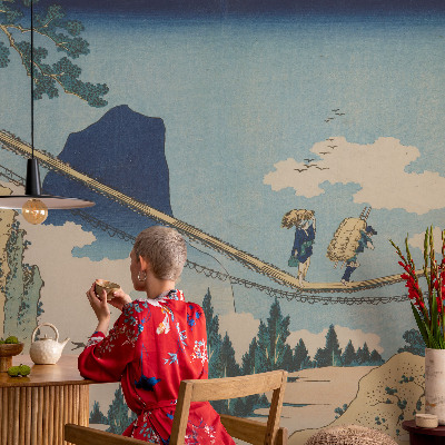 Fotovæg stue Bjergbro