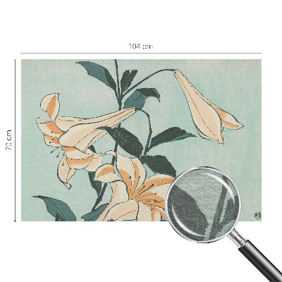 Fototapet efter mål Delikate liljer