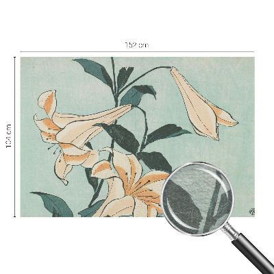 Fototapet efter mål Delikate liljer