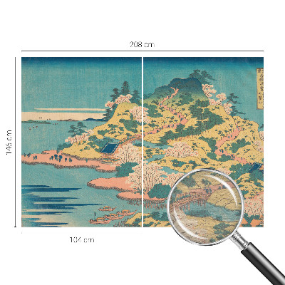 Høj kvalitet fototapet Japansk landskab