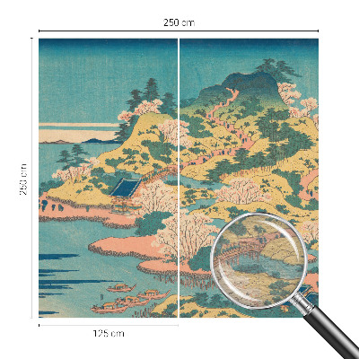 Høj kvalitet fototapet med motiv af et japansk landskab
