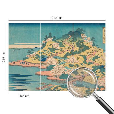 Høj kvalitet fototapet med motiv af et japansk landskab