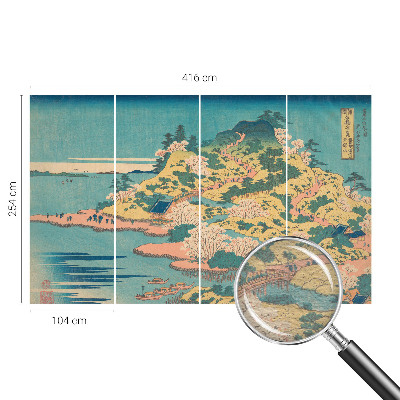 Høj kvalitet fototapet med motiv af et japansk landskab