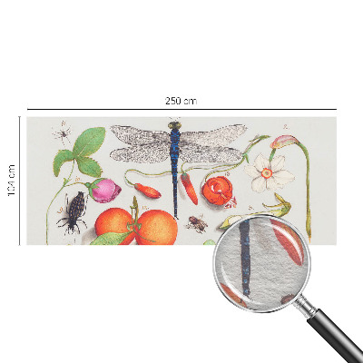 3D fototapet Naturillustration