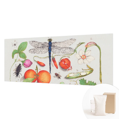 3D fototapet med naturillustration