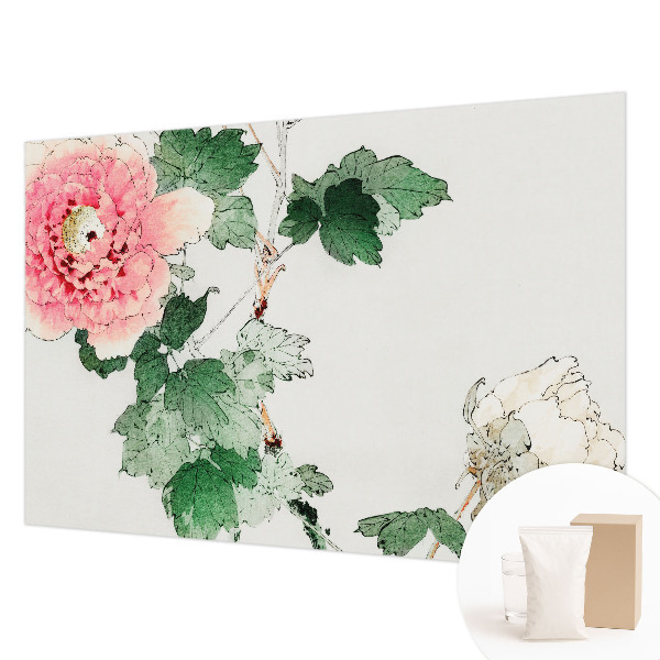 Fototapet med blomsteragtigt, subtilt motiv