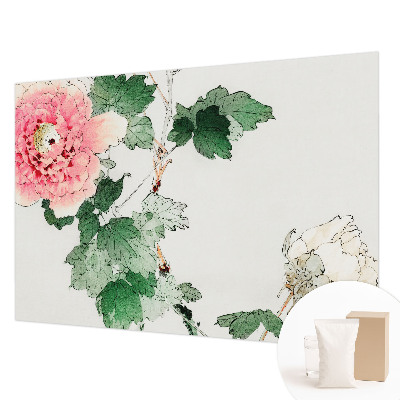 Fototapet med blomsteragtigt, subtilt motiv