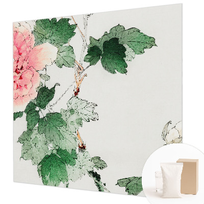 Fototapet med blomsteragtigt, subtilt motiv