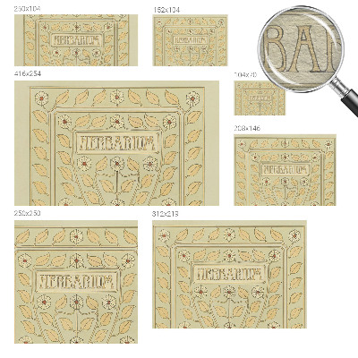 Foto tapet Plantepynt