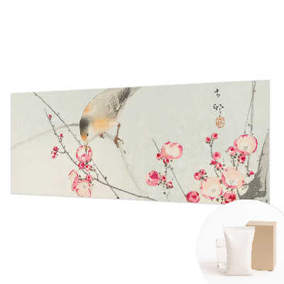Non-woven fototapet med motiv af en blomsterfugl