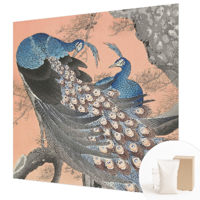 Fotovæg Påfugleagtig elegance