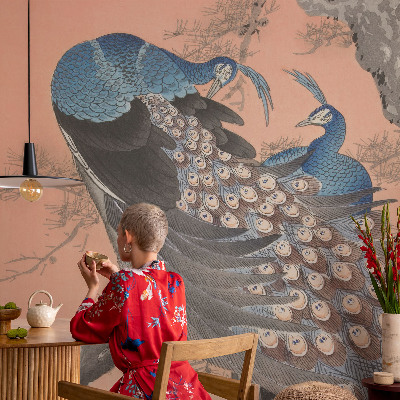 Fotovæg Påfugleagtig elegance