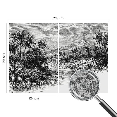 Tapet væg Eksotisk panorama