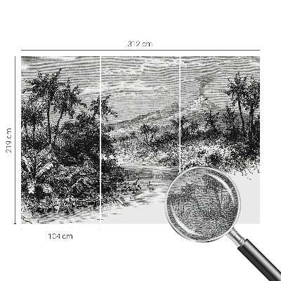 Tapet væg Eksotisk panorama