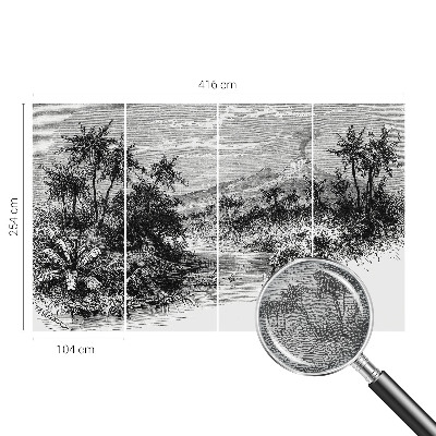 Tapet væg Eksotisk panorama